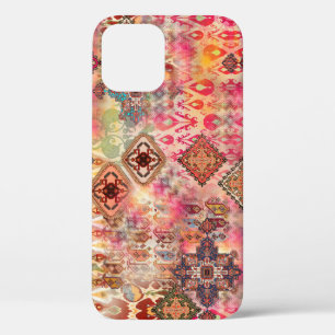 Ethnic Digital Abstract Seamless Pattern iPhone 12 Case
