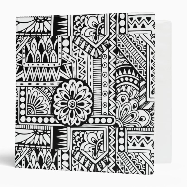 Ethnic Doodle Binder (Front/Inside)