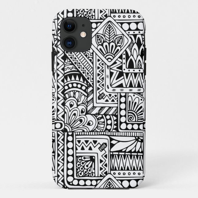 Ethnic Doodle Case-Mate iPhone Case (Back)