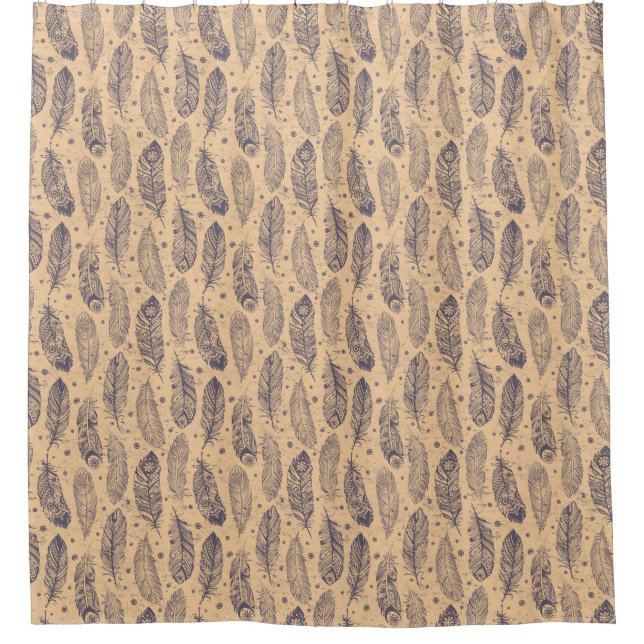 Ethnic Feather Outline Pattern (Front)