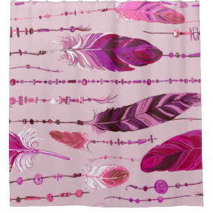 Ethnic Feathers: Bright Coloured Pattern.