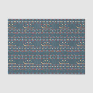 Ethnic Fishing Pattern Tissue Paper