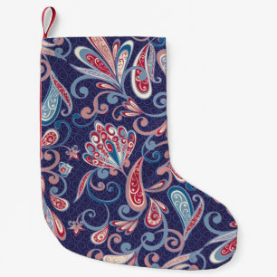 Ethnic Floral: Abstract Oriental Seamless. Small Christmas Stocking