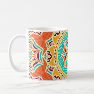 Ethnic Floral: Enchanting Seamless Design. Coffee Mug