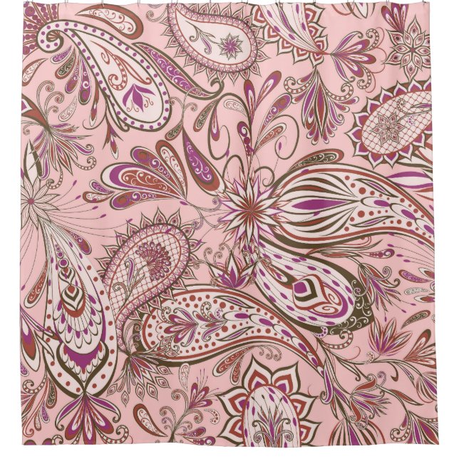 Ethnic Floral: Oriental Paisley Design. (Front)