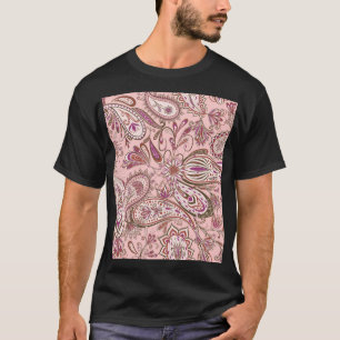Ethnic Floral: Oriental Paisley Design. T-Shirt