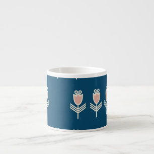 Ethnic Floral: Vintage Decorative Ornament Espresso Cup