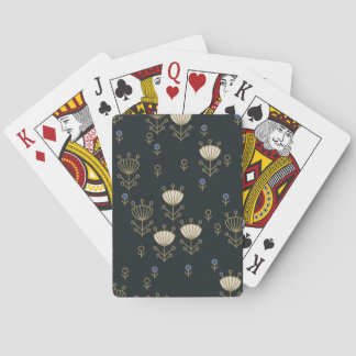 Ethnic Flowers: Vintage Ornamental Design Playing Cards