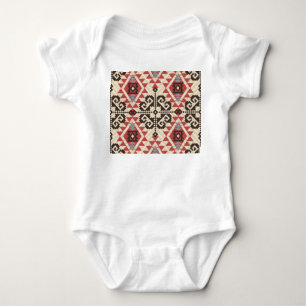 Ethnic Geometric: Abstract Seamless Baby Bodysuit