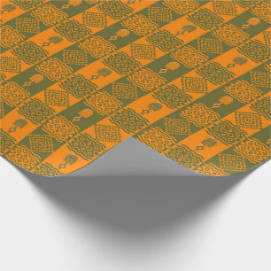 Ethnic Geometric African Wrapping Paper