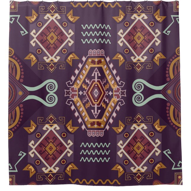 Ethnic Geometric Colourful Seamless Design (Front)