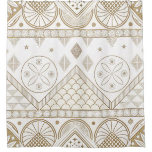 Ethnic Geometric Floral Tribal Seamless Pattern 2