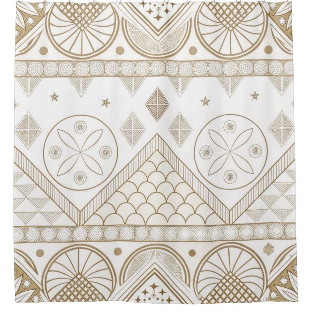 Ethnic Geometric Floral Tribal Seamless Pattern 2 (Front)