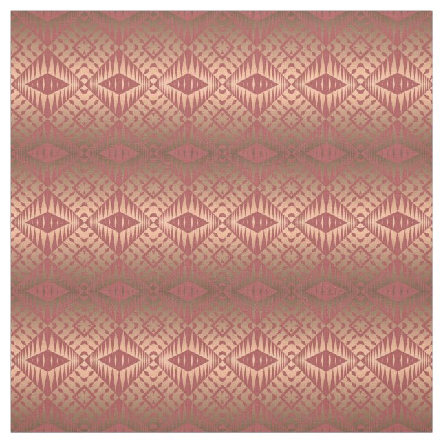 Ethnic Geometric Gradient pattern Fabric (Swatch)