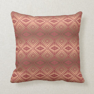 Ethnic Geometric Gradient Southwestern Throw Pillow