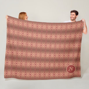 Ethnic Geometric Gradient Southwestrn Pattern Fleece Blanket