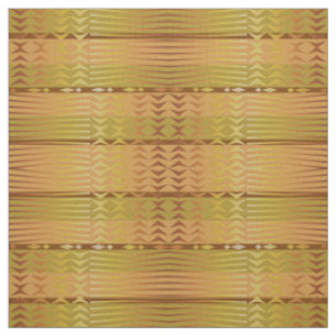 Ethnic golden african geometric pattern. fabric