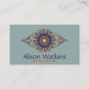 Ethnic Hand-Drawn Ornament  Business Card