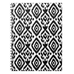 Ethnic hand-drawn, wrapping print pattern. notebook