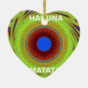 Ethnic Have a Nice Day and a Better Night Ceramic Ornament