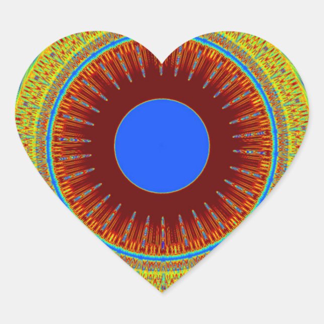 Ethnic Have a Nice Day and a Better Night Heart Sticker (Front)