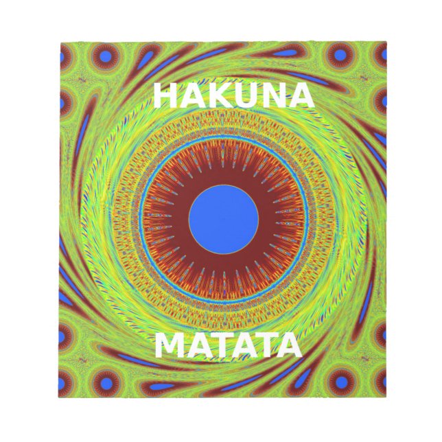 Ethnic Have a Nice Day and a Better Night Notepad (Front)