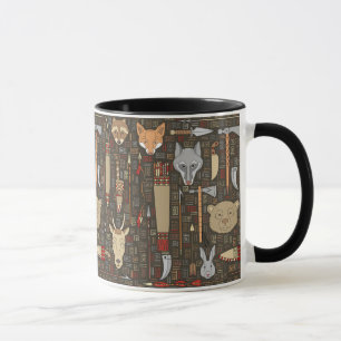 Ethnic Hunting Pattern Mug