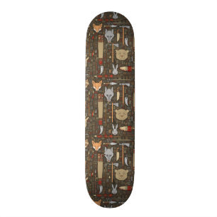 Ethnic Hunting Pattern Skateboard