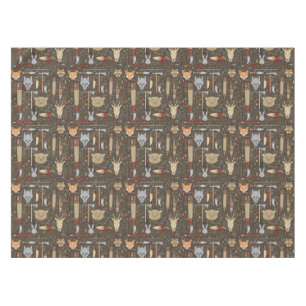 Ethnic Hunting Pattern Tablecloth