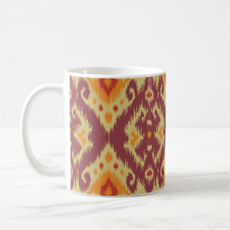 Ethnic Ikat Chevron: Traditional Background Coffee Mug