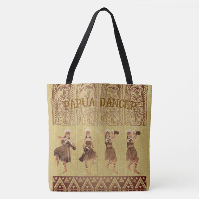 Ethnic, Indonesia Dancer Totebag Tote Bag (Front)