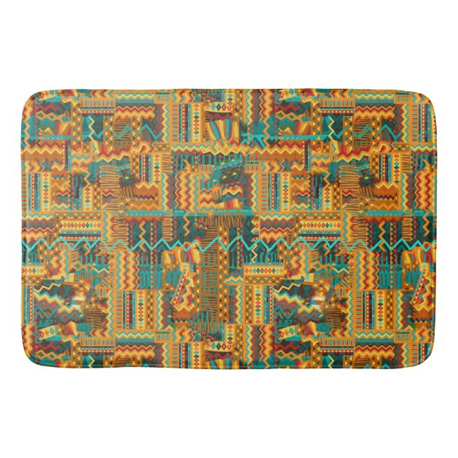 Ethnic Large Bath Mat (Front)