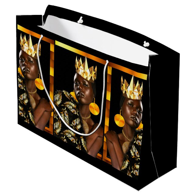 Ethnic Large Gift Bag (Back Angled)
