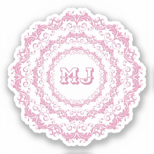 Ethnic Mandala Design Sticker (Front)