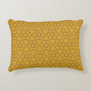Ethnic modern geometric pattern accent pillow