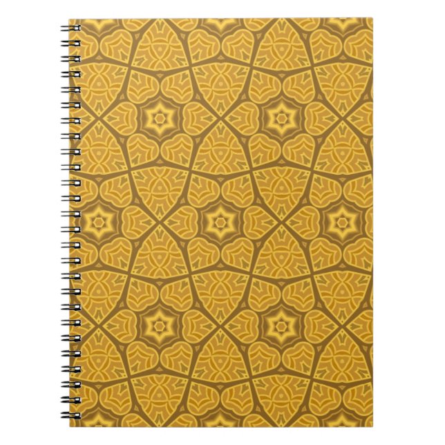 Ethnic modern geometric pattern notebook (Front)