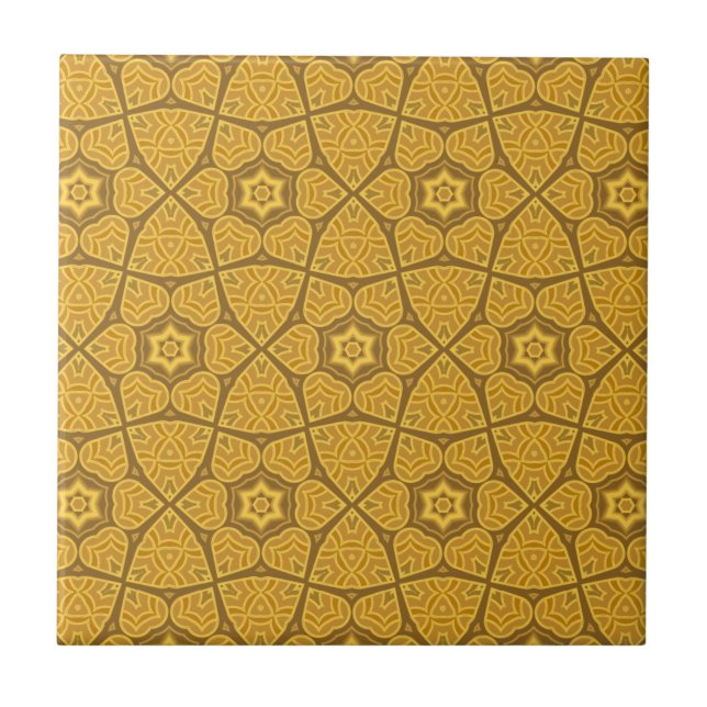 Ethnic modern geometric pattern tile (Front)