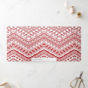Ethnic Motifs 3 Tri-Fold Holiday Card