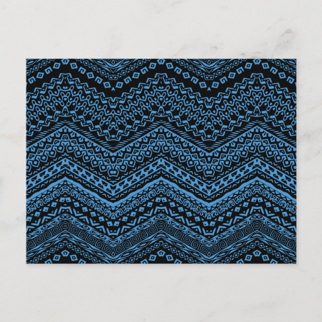 Ethnic Motifs 5 Holiday Postcard (Front)