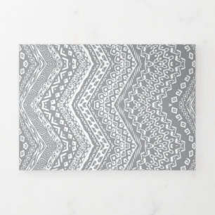 Ethnic Motifs 6 Tri-Fold Announcement