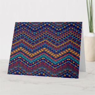 Ethnic Motifs Thank You Card