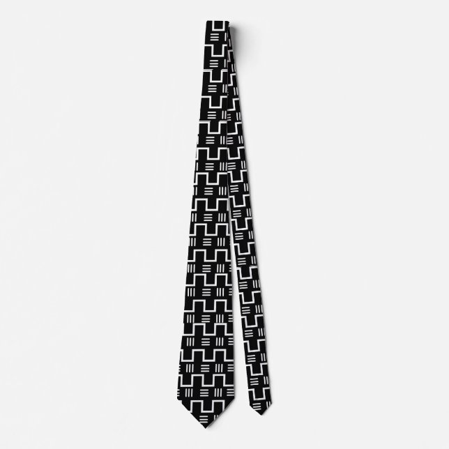 Ethnic Mud Cloth Neck tie (Front)