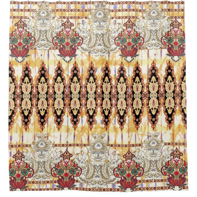 Ethnic Mughal: floral digital pattern (Front)
