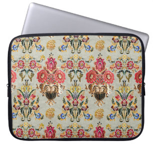 Ethnic Mughal Floral: Vintage Pattern. Laptop Sleeve