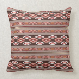 ethnic navajo southwestern pattern throw pillow