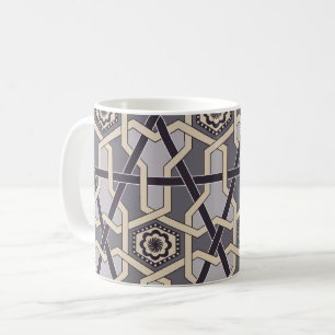 Ethnic Oriental Ornament Embroidery decor Pattern Coffee Mug