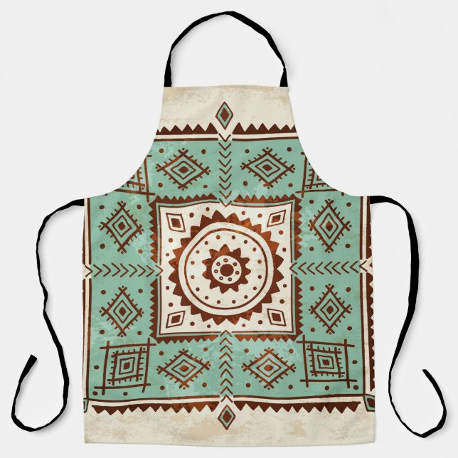 Ethnic ornament apron (Front)