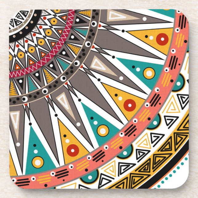 Ethnic, ornament coaster (Front)