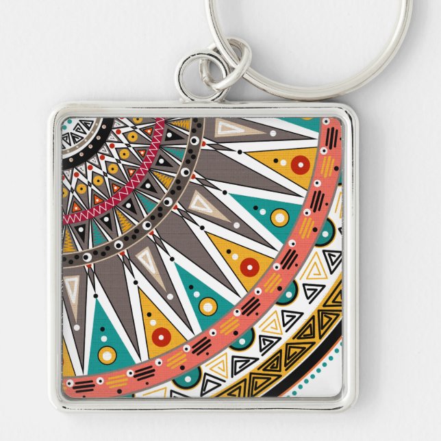 Ethnic, ornament keychain (Front)