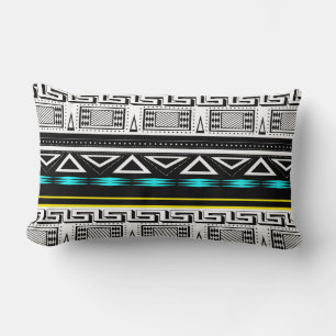 Ethnic ornament lumbar pillow